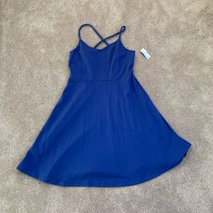 NWT Old Navy Fit & Flare Dress Criss-Crossed Strap